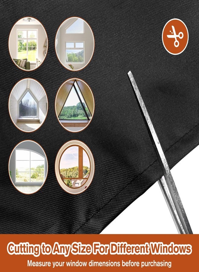 Wibeelee 68 x 16.5 Inch Top of Curtain Light Blocker for Blackout Curtains Light Blocking Fit for Bedroom Bathroom Easy Installation with Self-Adhesive Tape - Image 4